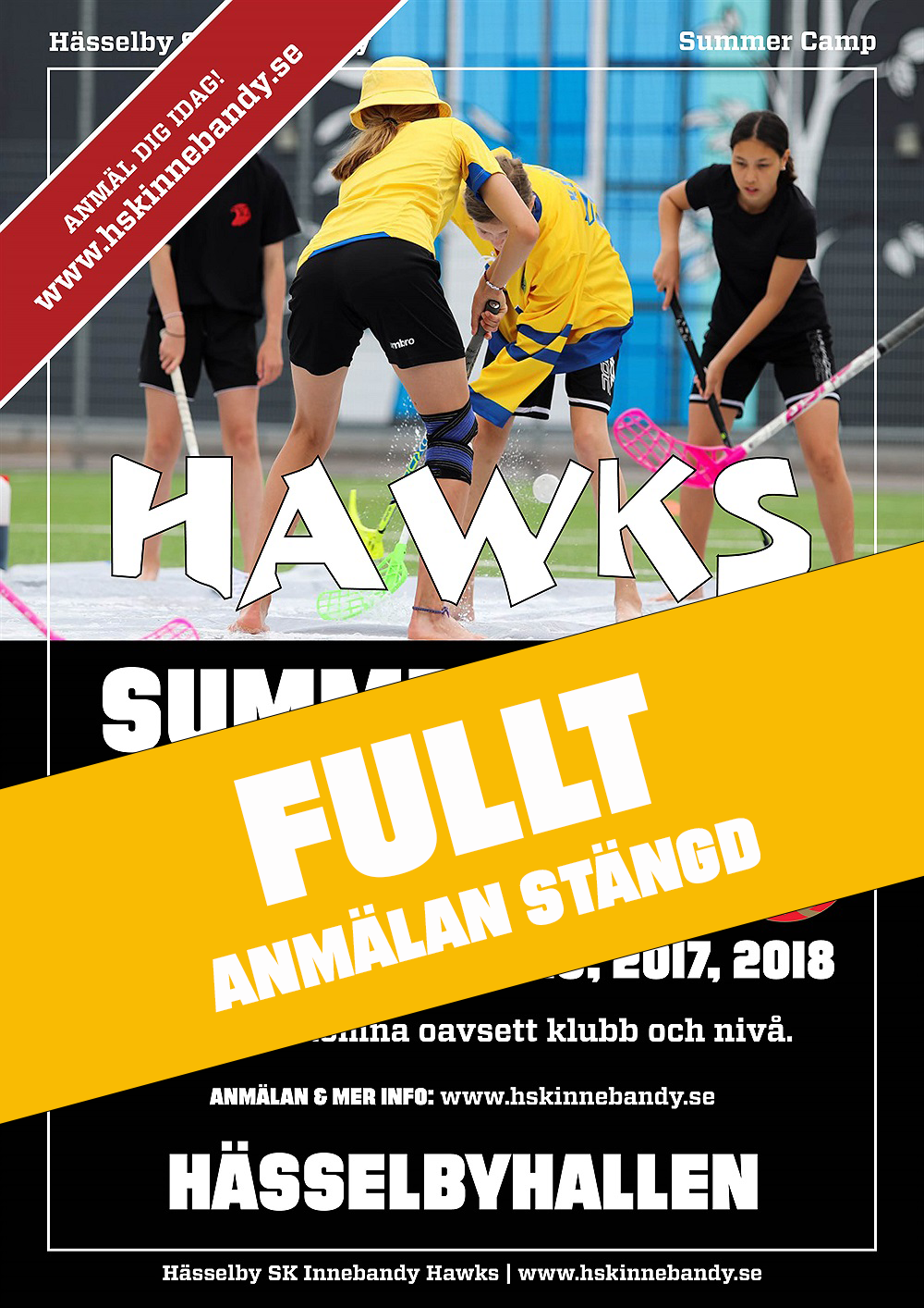2025 Hawks Summercamp - FULLT!